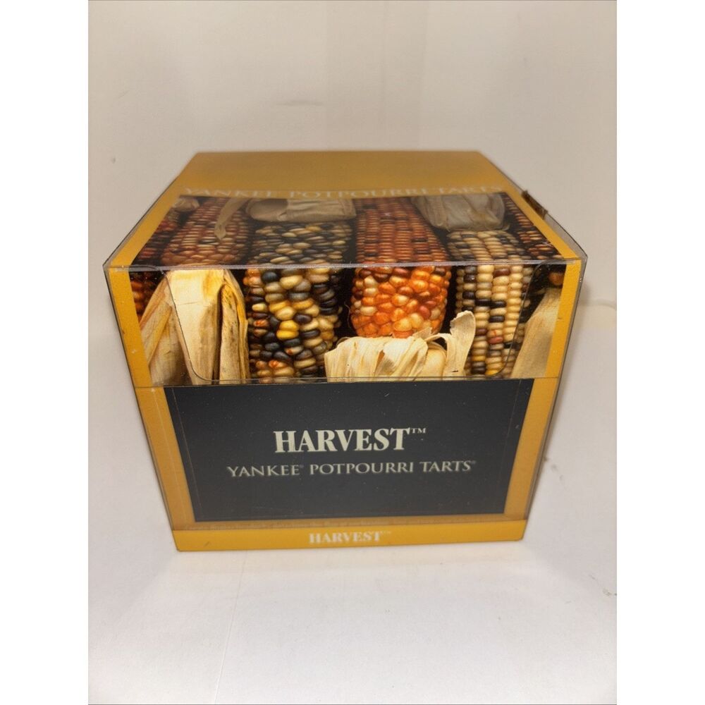 24 Yankee Candle Harvest TARTS WAX MELTS (retired) With Display Case Brand New